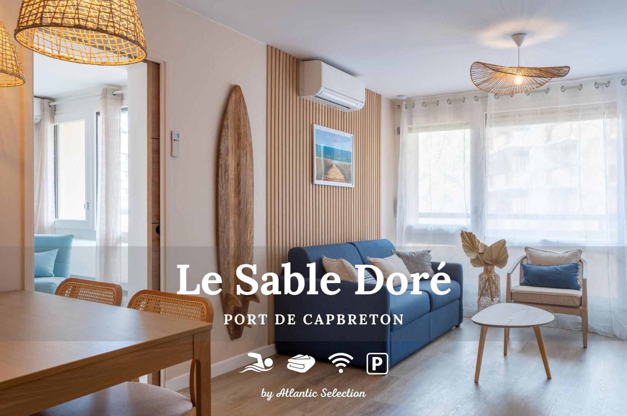 Atlantic Selection - Le Sable Dore - Piscine Et Parking Apartment Capbreton Exterior foto